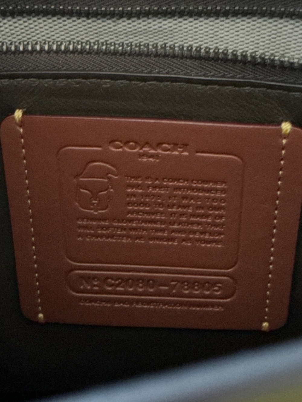 Coach Olive Green Archive Courier 1941 Crossbody Saddle Bag - Women - Picture 9 of 9